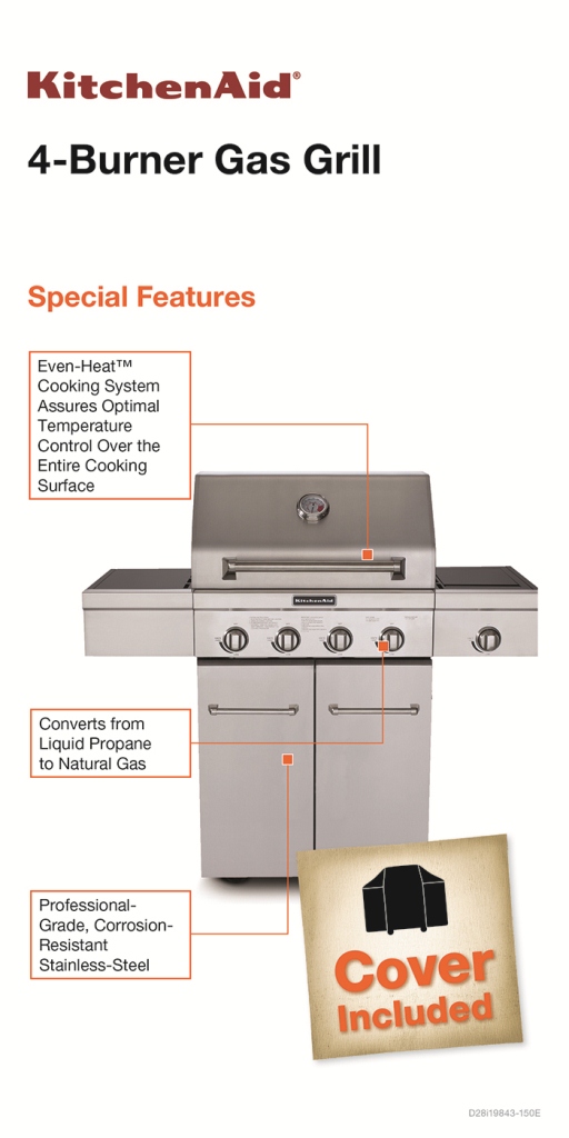 Kitchen Aid Natural Gas Stainless Steel Grate Kitchen Aid Natural Gas Stainless Steel Grate